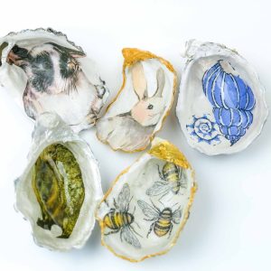 Annette Line-Ellis. Decoupage Oysters.