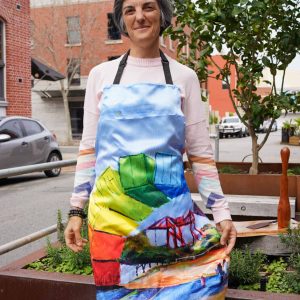 The Rainbow Fremantle Fabric Apron