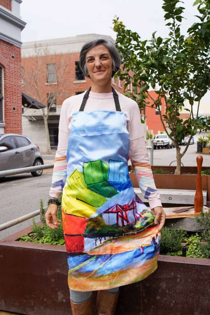 The Rainbow Fremantle Fabric Apron (1)