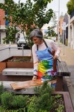 The Rainbow Fremantle Fabric Apron (2)