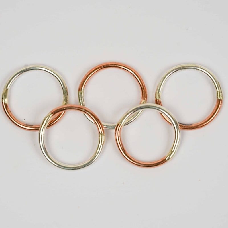 Two Tone Ring by REM Jewellery Rowena Mitchell Fremantle WA Artist