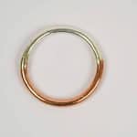 Two Tone SS and Copper Ring (1) Two Tone Ring by REM Jewellery Rowena Mitchell Fremantle WA Artist