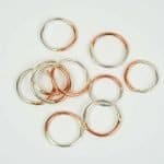 Two Tone SS and Copper Ring (3) Two Tone Ring by REM Jewellery Rowena Mitchell Fremantle WA Artist