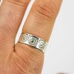 Sunflower Ring (2) Sterling Silver Handmade Jewellery by Fremantle Artist Rowena Mitchell