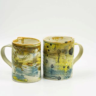 Magda Morawiec pottery ceramic mugs Perth artist