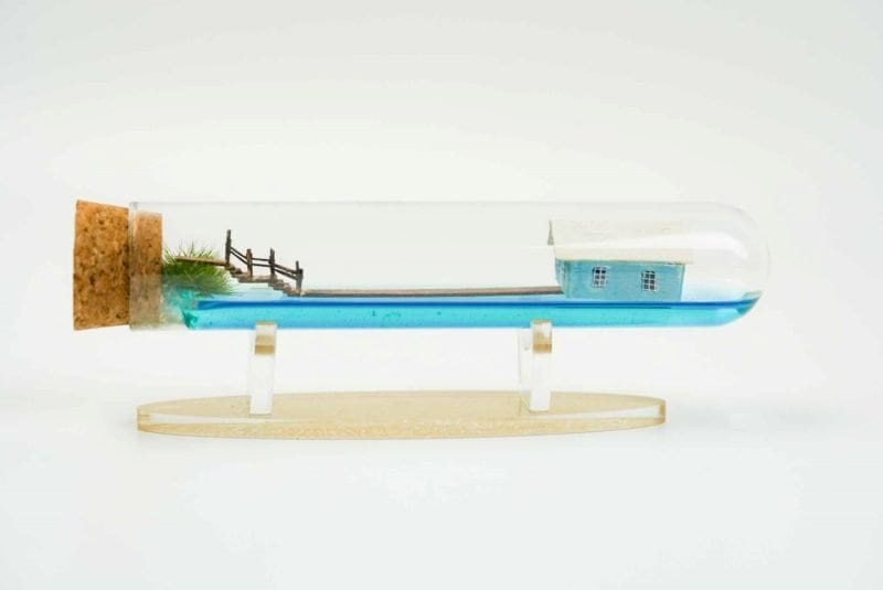 Monad Dadi Blue boathouse glass dome Monad Dadi Blue boathouse glass dome