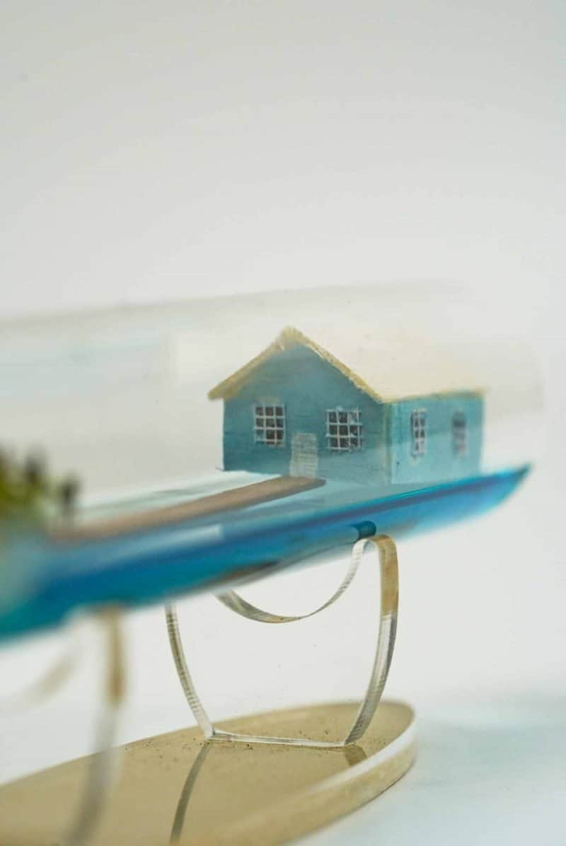 Monad Dadi Blue boathouse glass dome