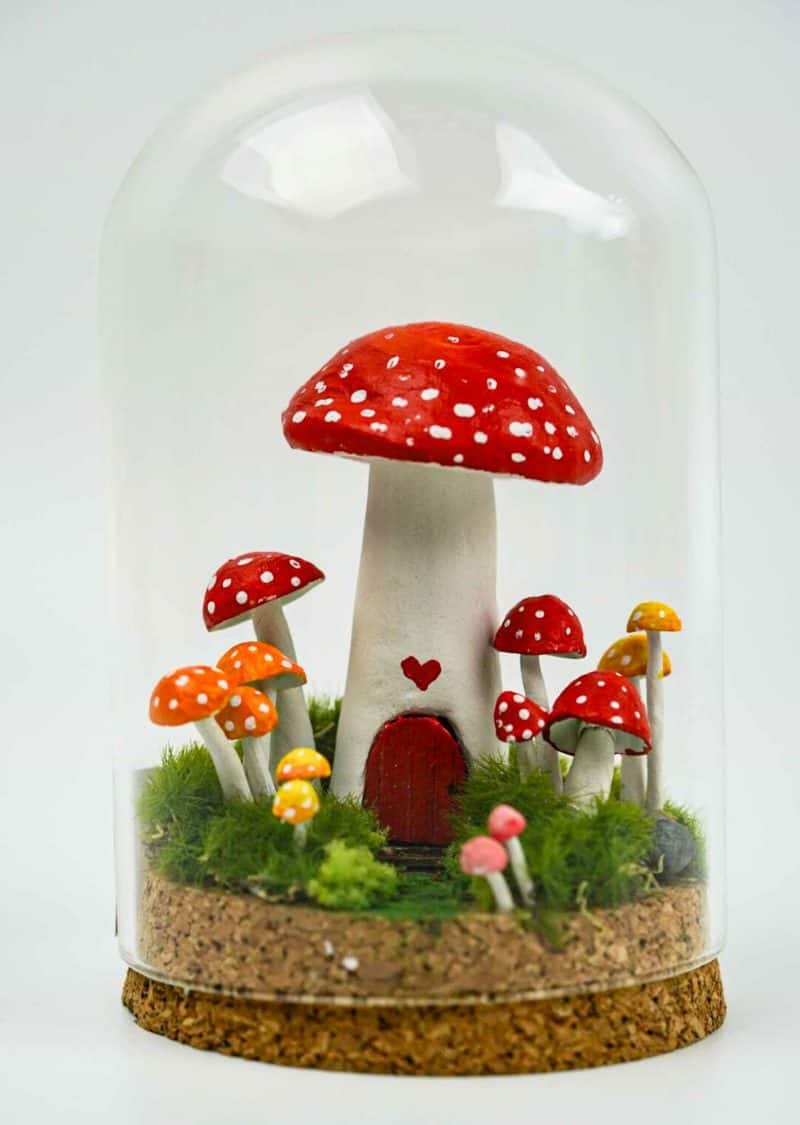 Monad Dadi mushroom house glass dome