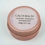 Natures infusions calm balm of lavender, rosemary and peppermint. Ingredients from Australia and made in Perth. 20g