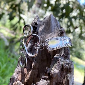 Art reflection, Naomi Higgins, cutlery jewellery fork bangle