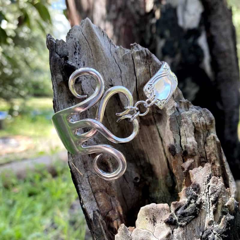 art reflections fork bracelet cutlery jewellery
