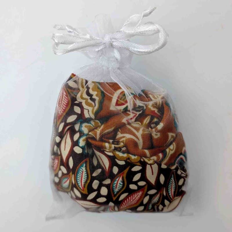 silk sleep cap in a see through bag