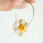Daisy Glow Hoops (3) Poly Bloom Fremantle artist Polymer clay
