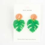 Leaf Me Be Earrings (3) Poly Bloom Fremantle artist Polymer clay