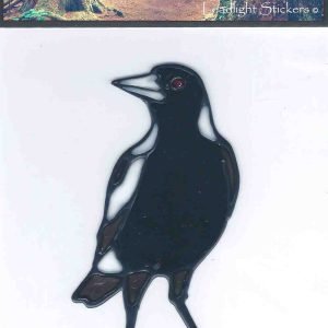 Serene Forrest Leadlight Sticker Magpie