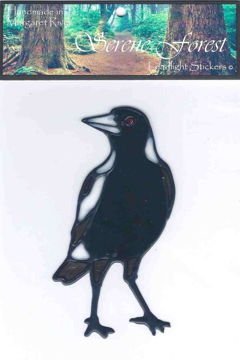 magpie leadlight sticker Serene Forest Serene Forrest Leadlight Sticker Magpie