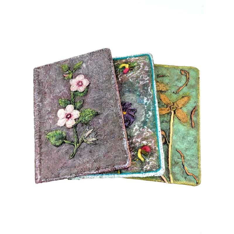 Euclay Notebooks by Jennifer Miller Jennifer Miller textile Western Australia Artist