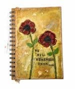 Handmade Euclay Notebook - We will remember them