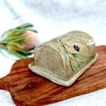 Handmade butterdish gumnuts (2)