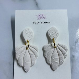 Poly Bloom Ivory Grace Earrings