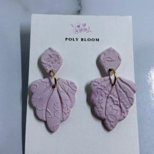 Poly Bloom Lilac Grace Earrings