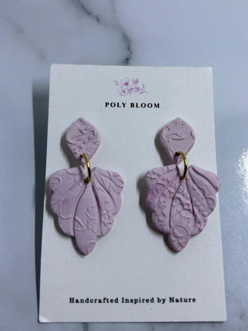Lilac-Grace-Earrings-1 Poly Bloom Lilac Grace Earrings