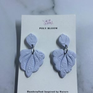 Poly Bloom Powder Blue Grace Earrings