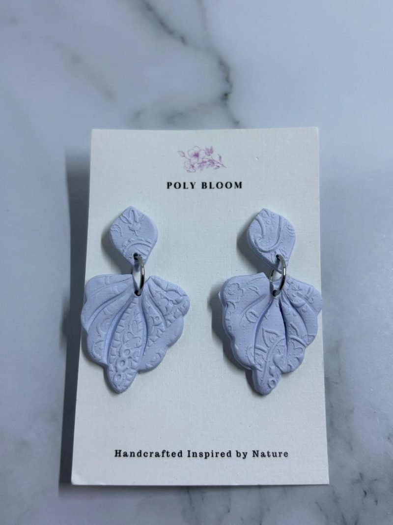 Powder-Blue-Grace-Earrings-1 Poly Bloom Powder Blue Grace Earrings
