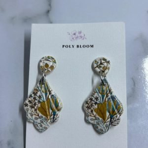 Poly Bloom Woodland Drop Earrings