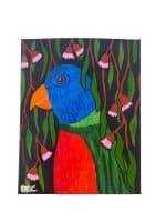 Rainbow lorikeet Bec's Creative Place. Western Australian Artist.