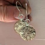 Dandelion Bronze 16mm Earrings 02 REM Jewellery Fremantle Jeweller Western Australia