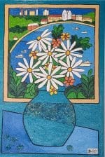 Fresh Water Original Painting by Therese Howie Acrylic on Canvas 51cm wide x 70cm high Ready to hang Contemporary art featuring native flora Modern Impressionist Painting