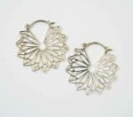 Radiant Flower Hoop Earrings (1)