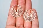 Radiant Flower Hoop Earrings (2)
