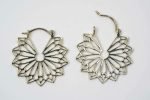 Radiant Flower Hoop Earrings (3)