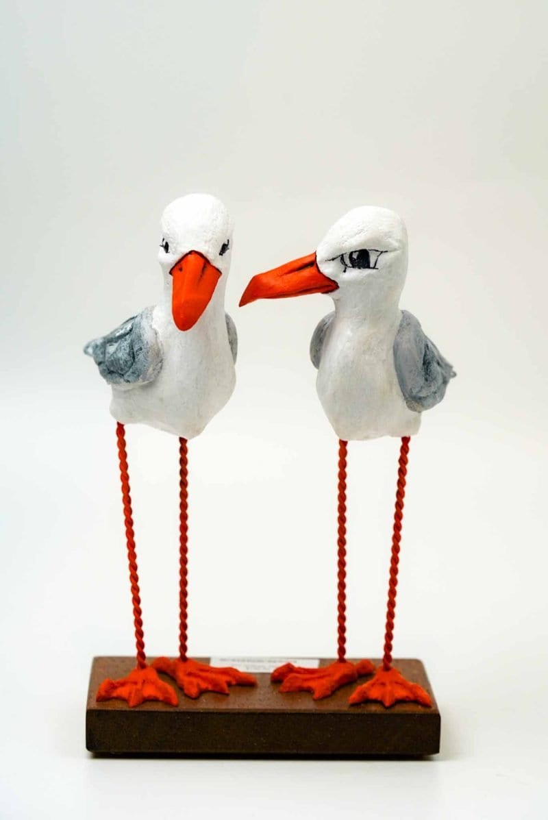 Conversations Original Figurative Sculpture by Andrew Taylor.