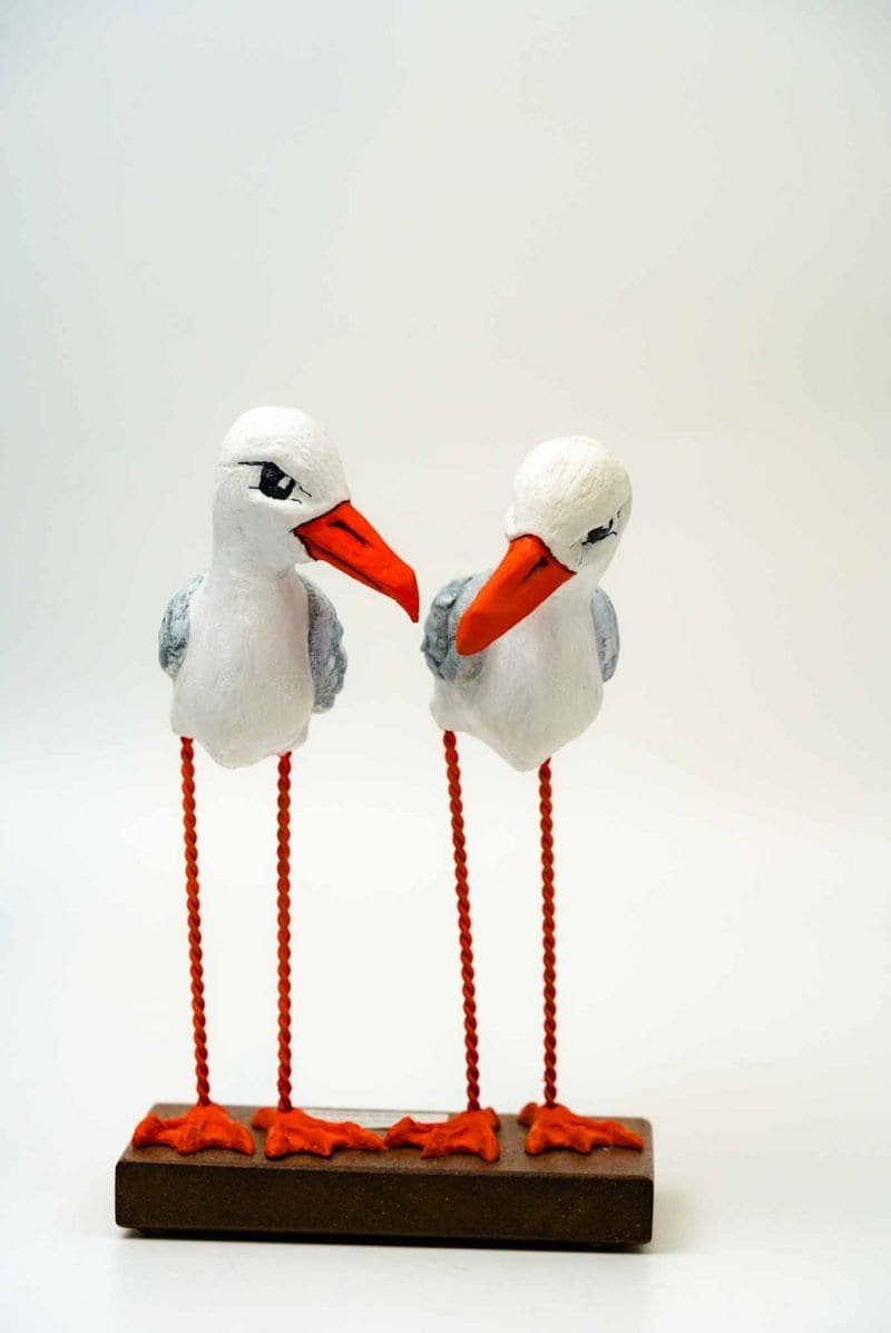 Conversations Original Figurative Sculpture by Andrew Taylor.