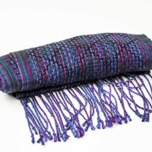 Purple Handwoven Scarf