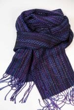 Purple Handwoven Scarf