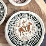 Square size, ceramic plates by Amanda Forward Amanda Forward Western Australian Artist