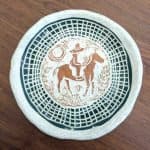 Stockman Ceramic Plate 01 Amanda Forward Western Australian Artist