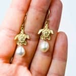 Turtle 9ct Gold Earrings (3)