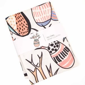 Boab Tea Towel. Christine Hingston. Western Australian Artist. 100% Linen. Australian Wildlife.