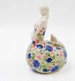 Seated Lady 133 Ceramic Figure (3) Howard Bradfield WA Ceramic Artist