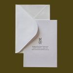 greeting card back