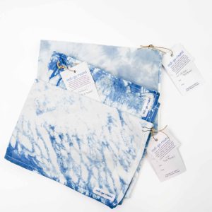 Caroline Morling indi go blue shibori