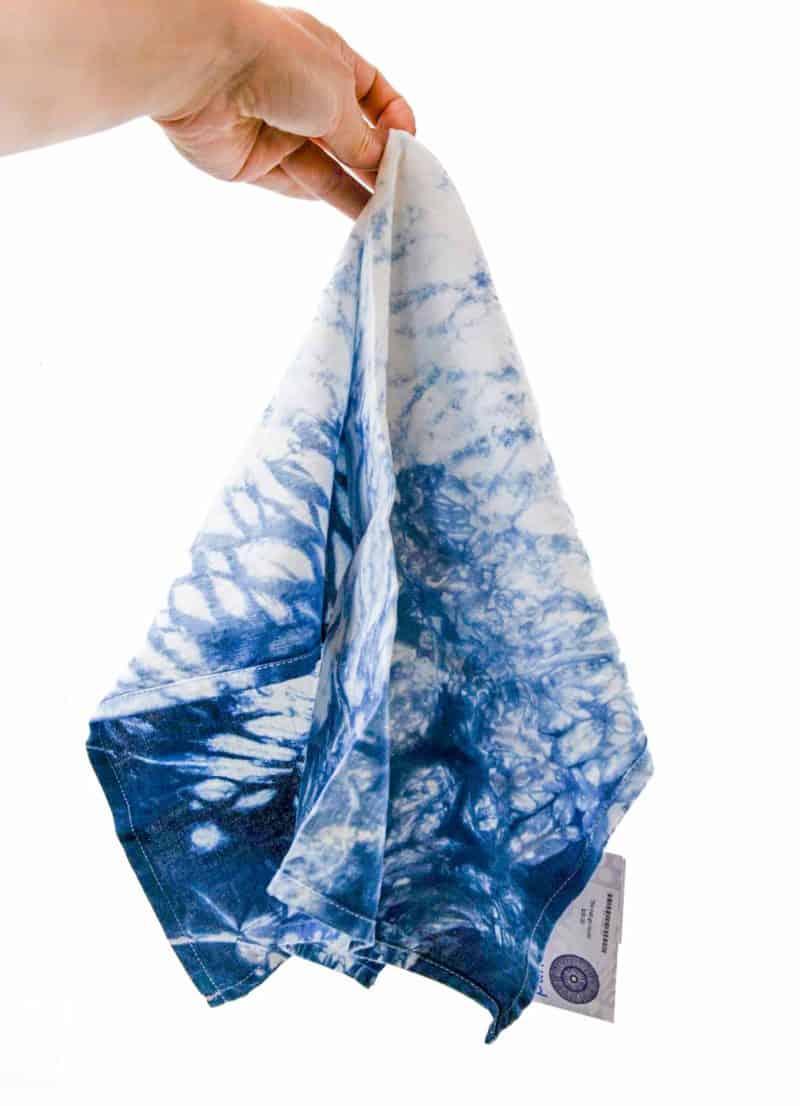 Caroline Morling indi go blue shibori