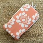 Double Zip Pouch for Phone or Glasses by Jo Smith
