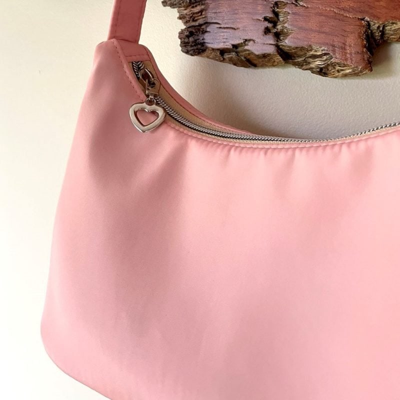 Dusty Pink Shoulder Bag. Jo Smith. Western Australian Artist. Bag Maker. Local.