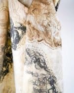 Carmen Tyer Nuno felted cream shawl (2) Merino Dreaming Hand felted cream merino wool shawl